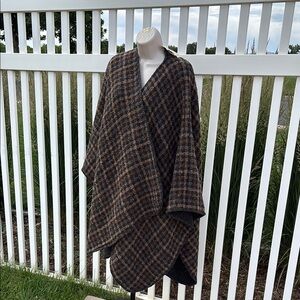 Boyne Valley Weavers NWT Reversible Ruana, From Ireland